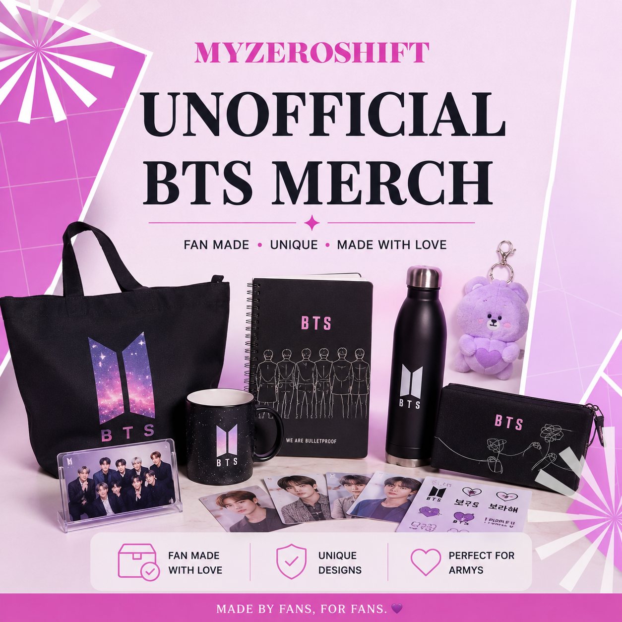 Unofficial BTS Merch