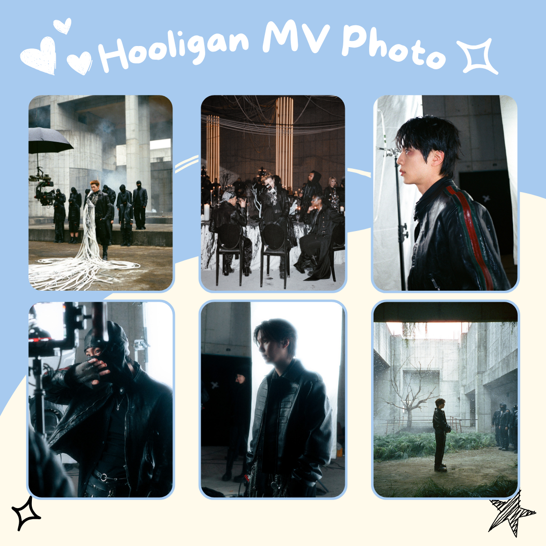 Hooligan MV Photo Sketch Photocards